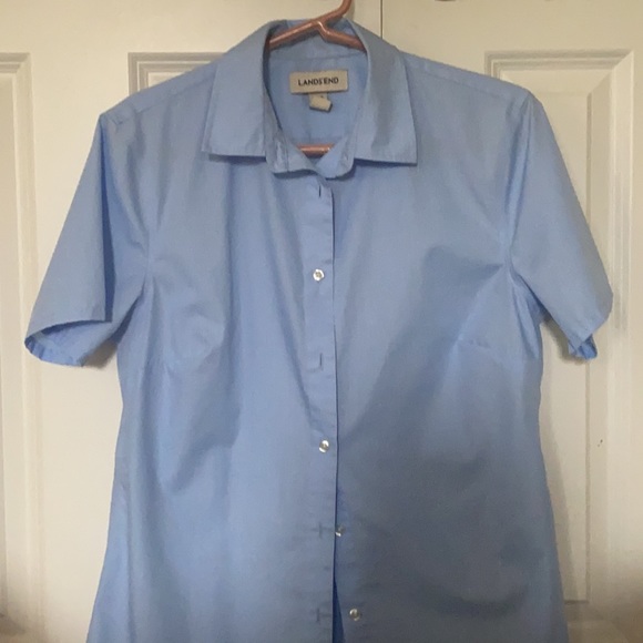 Jr Light Blue Uniform Blouse - Lands End